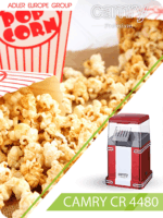 Camry CR 4480 1200W Popcorn készítő gép - Piros
