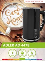 Adler AD 4478 Tejmelegítő és habosító - Fekete