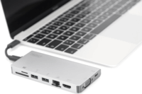 Digitus DA-70866 Univerzális dokkoló - Ezüst