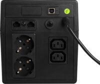 Green Cell UPS08 Microsine 1000VA / 700W Line-Interaktív AVR - LCD kijelzővel