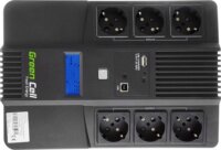 Green Cell UPS06 AiO 600VA / 360W Line Interactive AVR - LCD kijelzővel