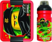 LEGO Ninjago: 40581733 Uzsonnás Doboz 1,3L és Kulacs 350ml - Piros