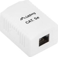 Lanberg UTP RJ45 CAT5e Árnyékolatlan csatlakozó toldó doboz - Fehér