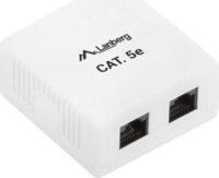 Lanberg UTP RJ45 CAT5e Árnyékolatlan csatlakozó doboz - Fehér