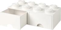LEGO 40061740 Fiókos tárolódoboz (4x2) - Fehér