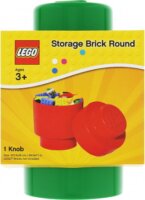 LEGO Classic 40301734 Hengeralakú tároló doboz 2,4 Liter - Zöld