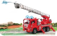 Bruder MAN TGA létrás tűzoltóautó (46 cm) - Piros