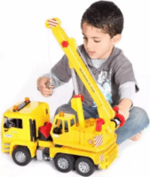 Bruder MAN TGA 45 cm daruskocsi fiúknak - Sárga