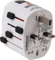 Skross PRO Földelt Utazó Adapter World Plug