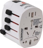 Skross PRO Földelt Utazó Adapter World Plug