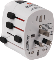 Skross PRO Földelt Utazó Adapter World Plug