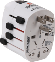 Skross PRO Földelt Utazó Adapter World Plug