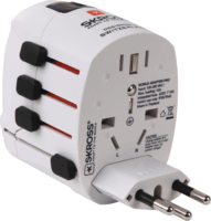 Skross PRO Földelt Utazó Adapter World Plug