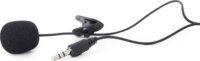 Gembird MIC-C-01 Csíptetős mikrofon - Fekete