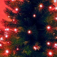 Somogyi KII 50/R Beltéri LED fényfüzér 4m - Piros