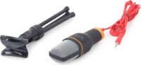 Gembird MIC-D-03 Asztali Mikrofon Tripoddal - Fekete