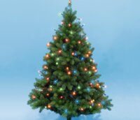 Somogyi KII 200/M Beltéri LED fényfüzér 16m - Színes