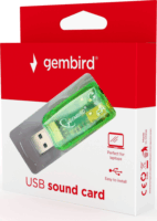Gembird SC-USB-01 Virtus USB Hangkártya - Zöld