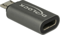 Delock 65927 USB-C anya - USB Micro B apa adapter - Fekete
