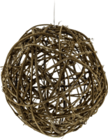 Retlux RXL 257 Világító LED rattan gömb karácsonyi dekoráció - Meleg fehér