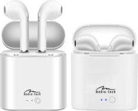 Media-Tech MT3589W R-Phones TWS Bluetooth fülhallgató töltővel - Fehér