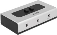Delock 87699 2 portos 3.5mm Jack Mátrix Switch - Ezüst