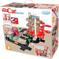 Mochtoys 11047 CarService: emeletes parkolóház és pálya