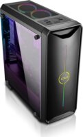 AIO Magnum Window RGB Számítógépház - Fekete