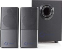 Nedis GSPR10021BK 2.1 hangfal - Fekete/Ezüst