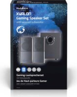 Nedis GSPR10021BK 2.1 hangfal - Fekete/Ezüst