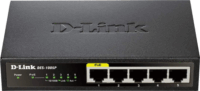 D-Link DGS-1005P/E Gigabit PoE Switch - Fekete