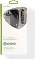 Nedis Univerzális hálózati adapter (3-12V / 1A) Fekete