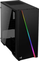 Aerocool Cylon Mini Tempered Glass RGB Számítógépház - Fekete