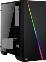 Aerocool Cylon Mini Tempered Glass RGB Számítógépház - Fekete