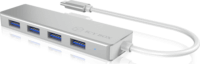 RaidSonic IcyBox IB-HUB1425-C3 USB 3.0 HUB (4 port) Ezüst