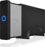 IcyBox IB-377-C31 3.5" USB 3.1 Külső HDD ház - Fekete