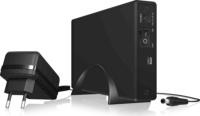 IcyBox IB-377-C31 3.5" USB 3.1 Külső HDD ház - Fekete