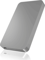 IcyBox IB-247-C31 2.5" USB-C Külső HDD ház - Ezüst