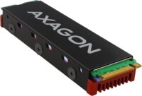 Axagon CLR-M2 ALU M.2 Passzív hűtő - Piros