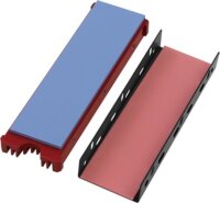 Axagon CLR-M2 ALU M.2 Passzív hűtő - Piros