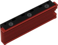 Axagon CLR-M2 ALU M.2 Passzív hűtő - Piros