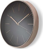 Nedis CLWA013PC30BK Kör Fali Óra - Fekete/Rozé Arany