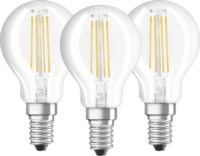 Osram Base Classic 4W E14 LED kisgömb izzó filament - Meleg fehér (3db)