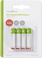Nedis AAA 950 mAh NiMH újratölthető elem (4db / Buborékfólia)