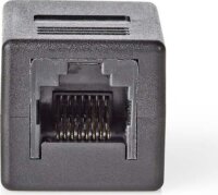 Nedis CAT6 RJ45 UTP toldó (anya - anya) - Fekete