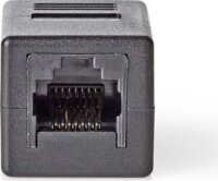 Nedis CAT6 RJ45 UTP toldó (anya - anya) - Fekete