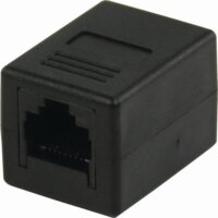 Nedis CAT6 RJ45 UTP toldó (anya - anya) - Fekete