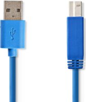 Nedis CCGP61100BU20 USB-A - USB-B (apa - apa) kábel 2m - Kék