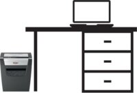 Rexel Momentum X410 Iratmegsemmisítő - Fekete