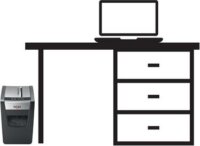 Rexel Momentum X410-SL Iratmegsemmisítő - Fekete